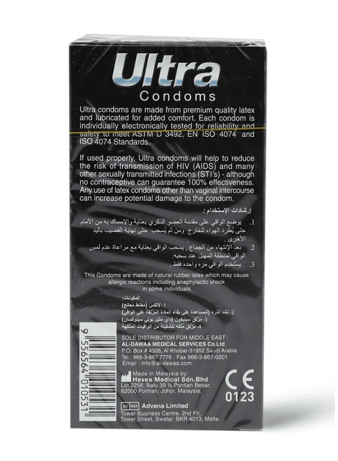Ultra Pack Of 2 Ultra Thin Latex Condoms 12 Count - Image 3